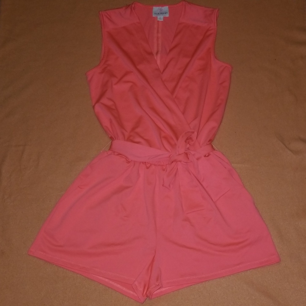 Nwot Julie Brown NYC size P Annabel Romper.